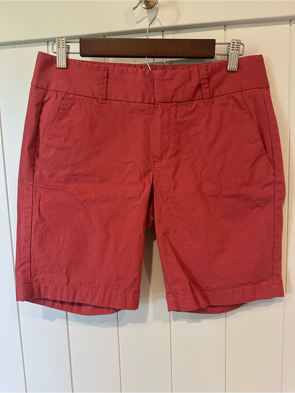 J.Crew Frankie Chino Shorts Women’s Size 4 Pink Cotton Summer Casual